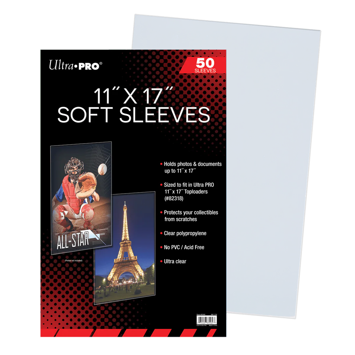 11" x 17" Soft Sleeves (50ct)