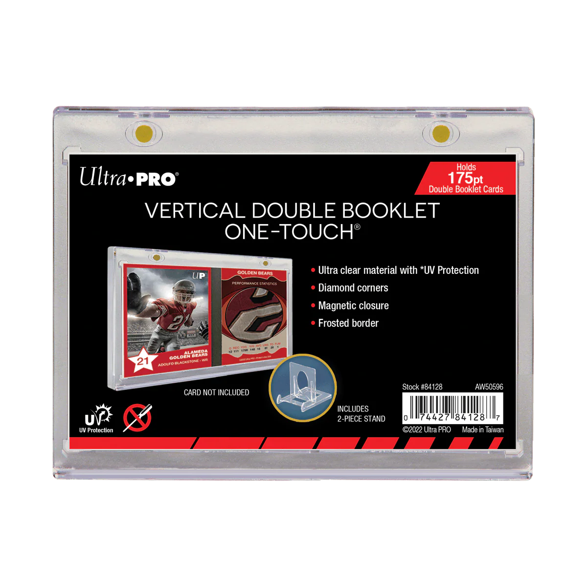 175PT Vertical Booklet Card UV ONE-TOUCH® Magnetic Holder