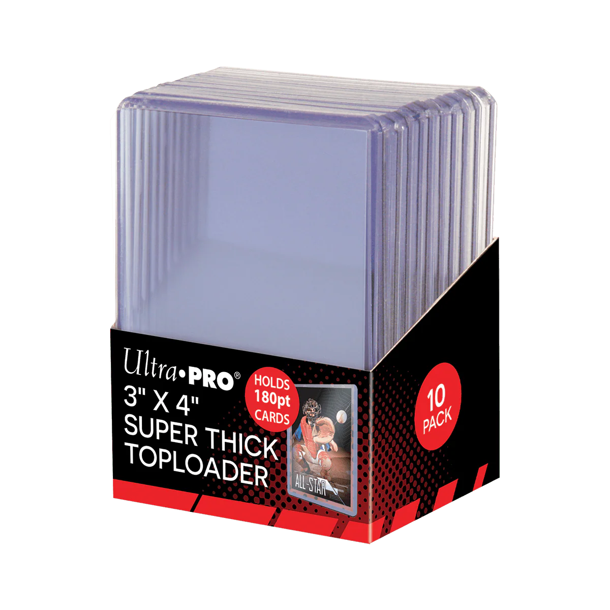 3" x 4" Clear Super Thick 180PT TOPLOADER® (10ct)