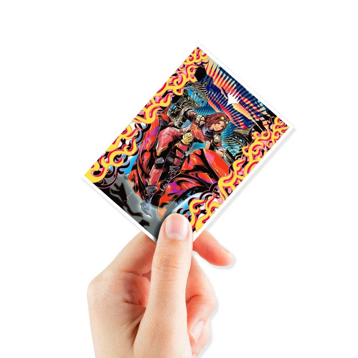Aetherdrift Chandra, Spark Hunter 105ct APEX DECK PROTECTOR® Sleeves for Magic: The Gathering - Image 2