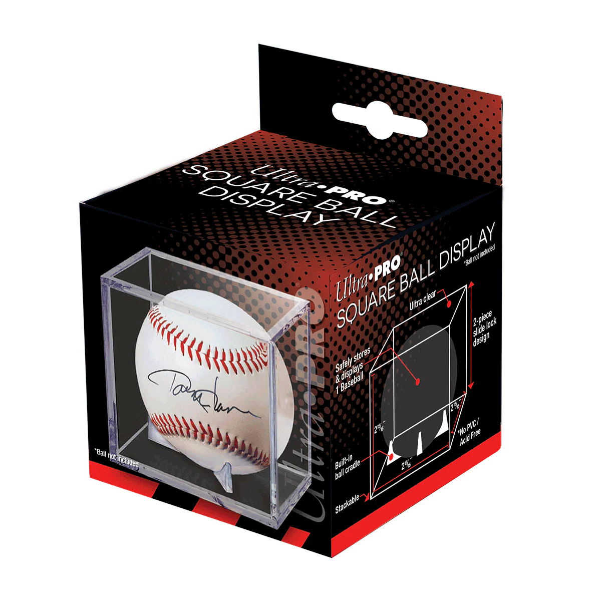 Baseball Clear Square Display Case - Image 2