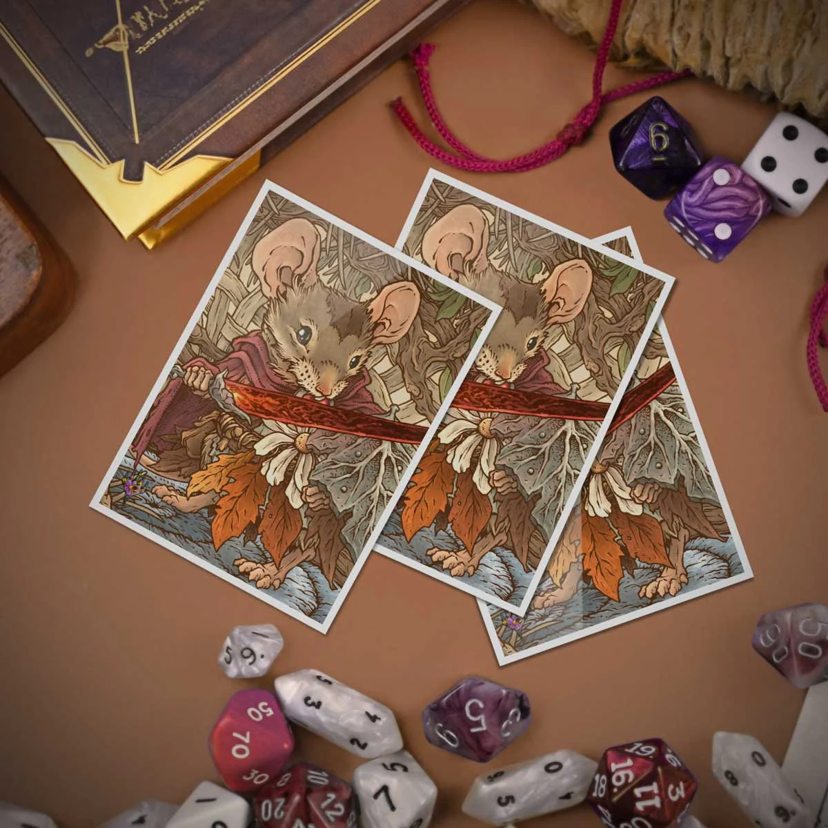 Bloomburrow Mabel, Heir to Cragflame 105ct APEX DECK PROTECTOR® for Magic: The Gathering - Image 2