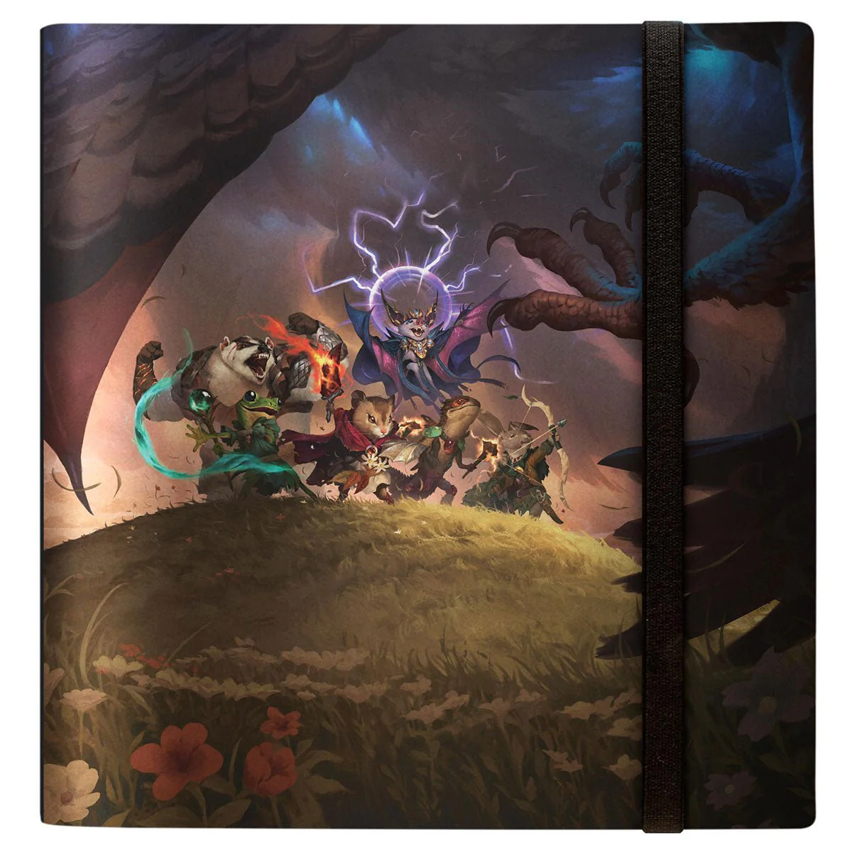 Bloomburrow Party Faceoff Against Dragonhawk, Fate's Tempest 12-Pocket PRO-BINDER® for Magic: The Gathering