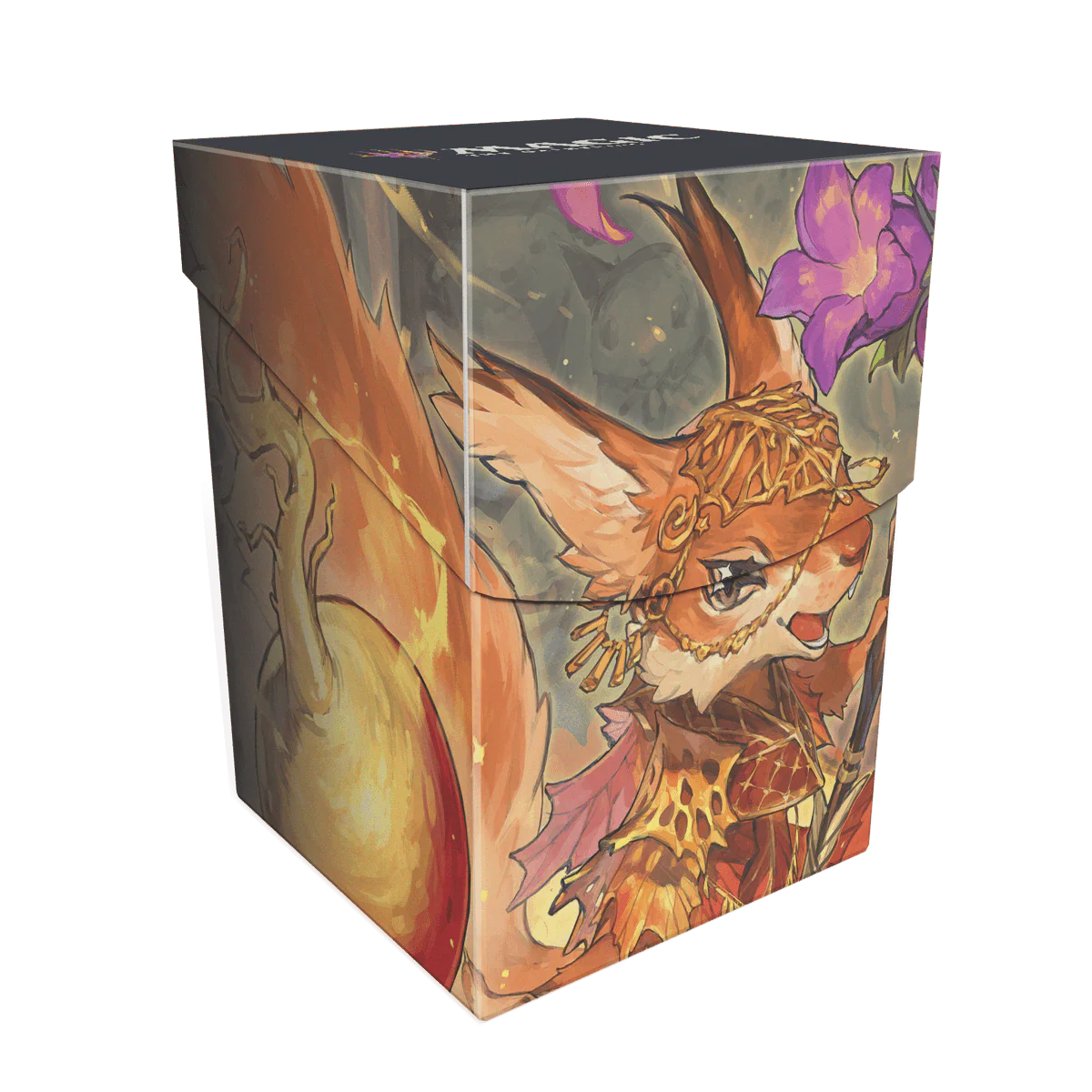 Bloomburrow Hazel of the Rootbloom (Commander - Animated Army Red/Green) 100+ Deck Box® for Magic: The Gathering - Image 3