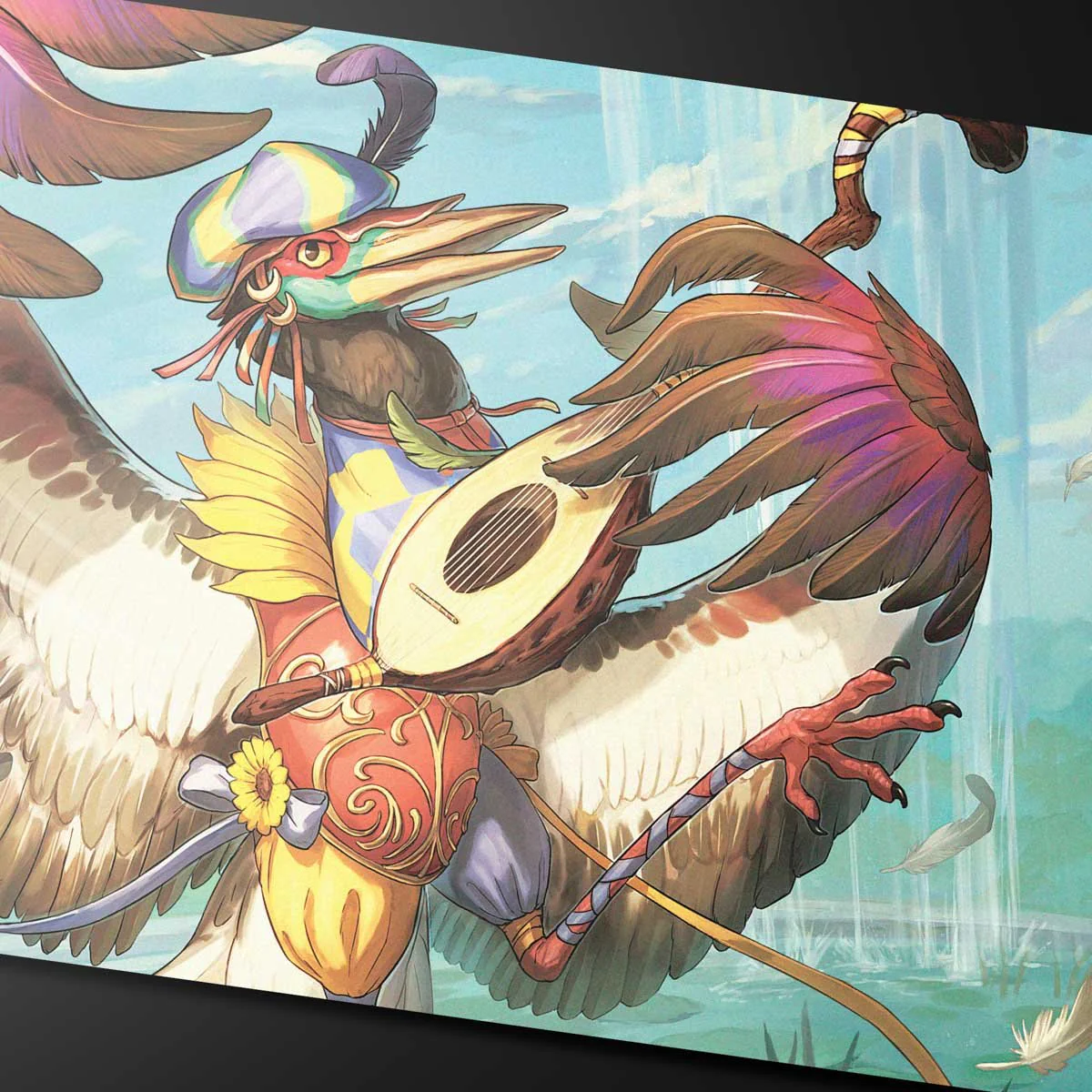 Bloomburrow Zinnia, Valley's Voice Playmat for Magic: The Gathering - Image 2