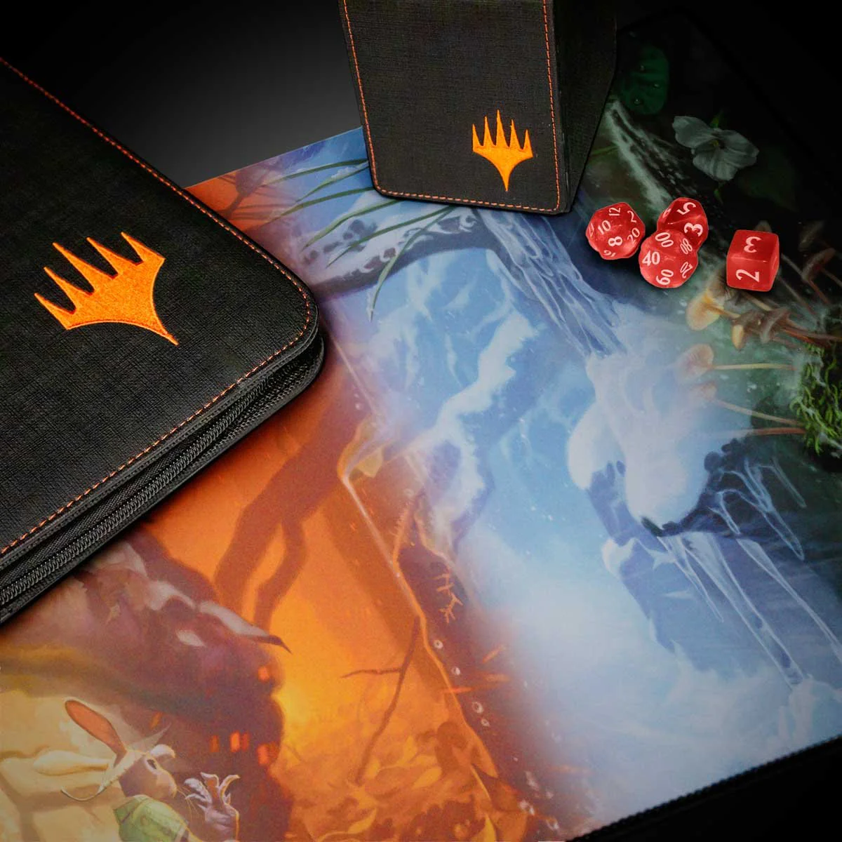 Bloomburrow Season Lands: Forest (Four Seasons) Standard Gaming Playmat for Magic: The Gathering - Image 3