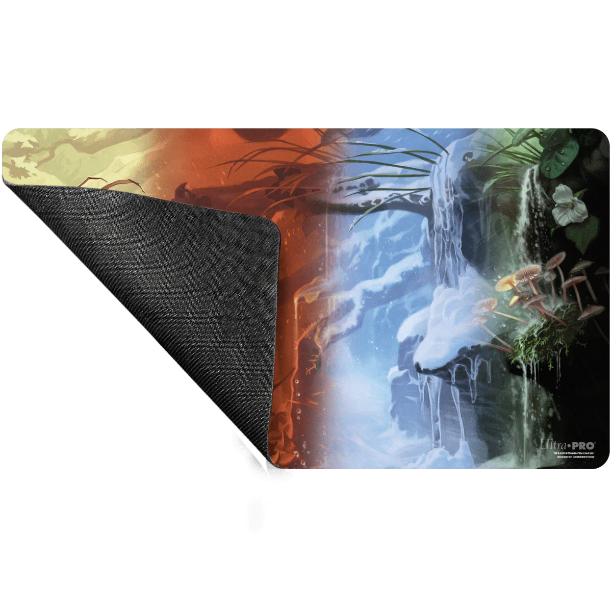 Bloomburrow Season Lands: Forest (Four Seasons) Standard Gaming Playmat for Magic: The Gathering - Image 4