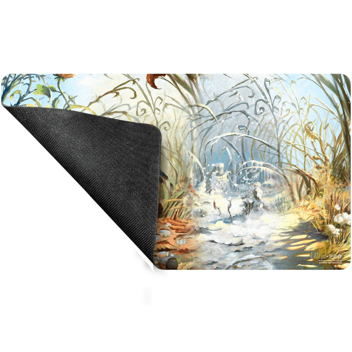 Bloomburrow Season Lands: Plains (Four Seasons) Standard Gaming Playmat for Magic: The Gathering - Image 4