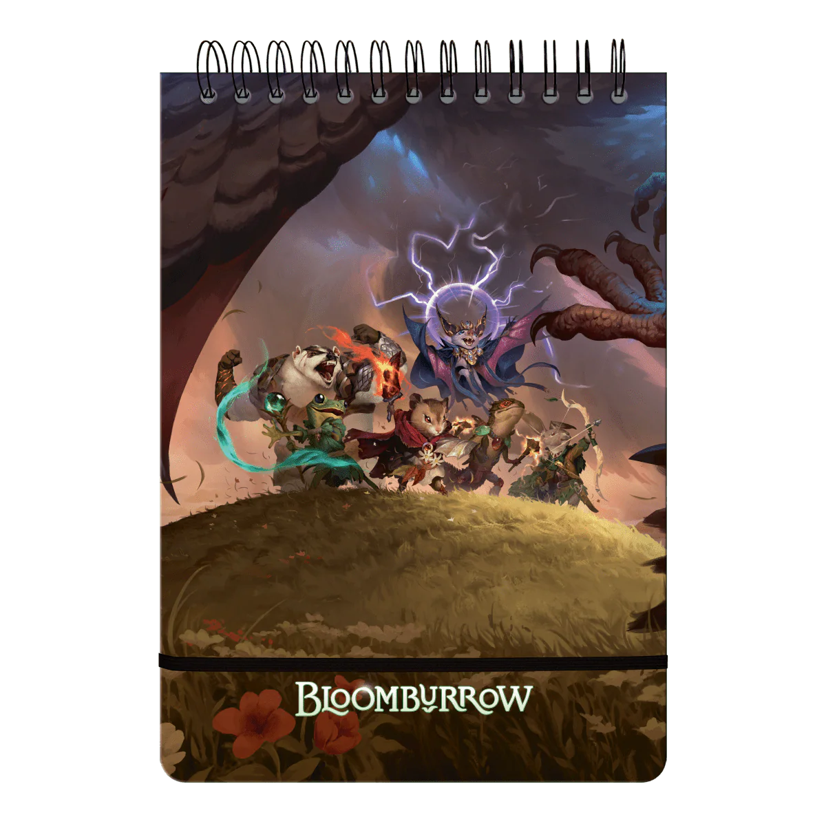 Bloomburrow Party Faceoff Against Dragonhawk, Fate's Tempest Spiral Life Pad for Magic: The Gathering