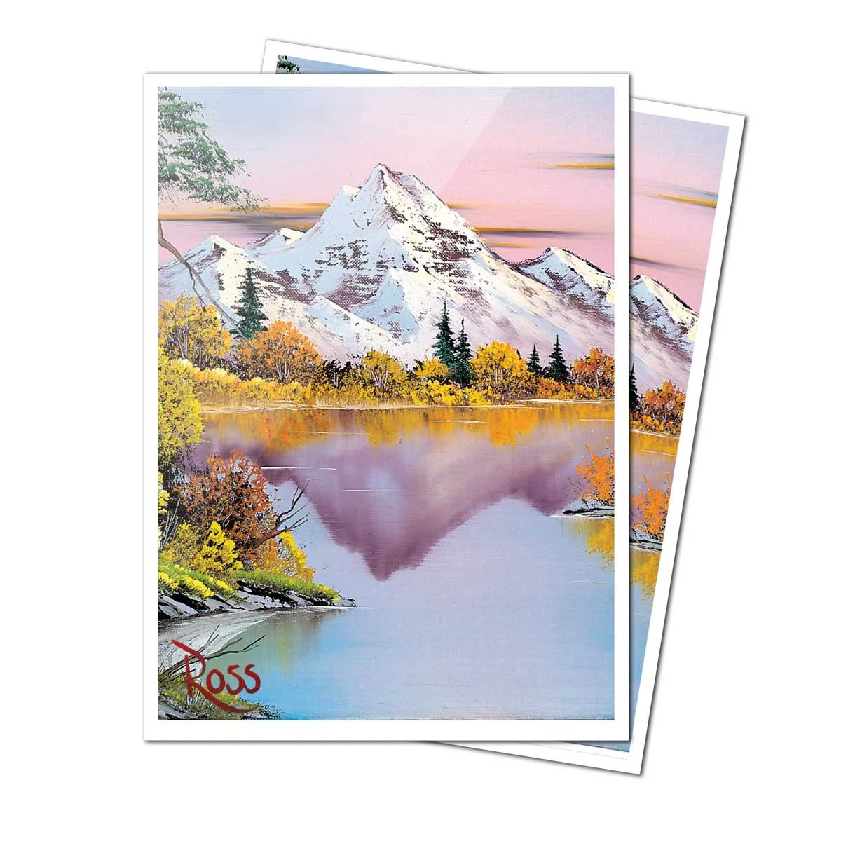 Bob Ross Mighty Mountain Lake 105ct APEX DECK PROTECTOR® Sleeves - Image 3