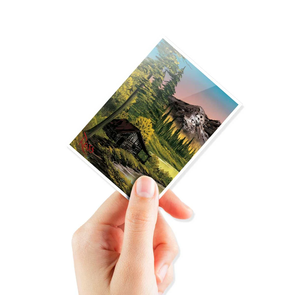 Bob Ross Mountain Retreat 105ct APEX DECK PROTECTOR® Sleeves - Image 4