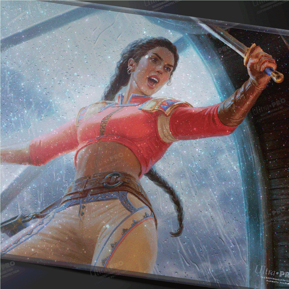 Commander Series #3: Enemy- Sisay HOLOFOIL® Standard Gaming Playmat for Magic: The Gathering - Image 2