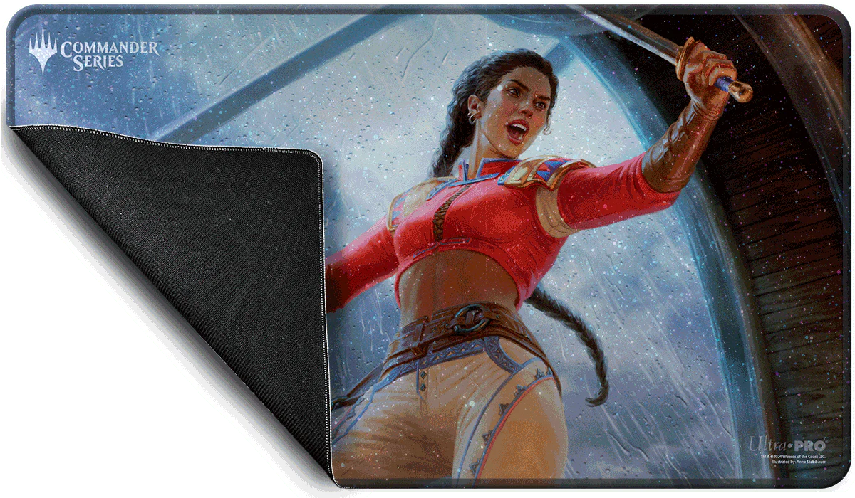 Commander Series #3: Enemy- Sisay HOLOFOIL® Standard Gaming Playmat for Magic: The Gathering - Image 3