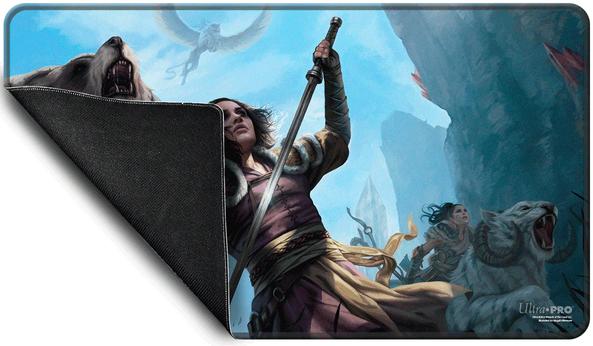 Commander Series #3: Enemy - Winota Stitched Edge Standard Gaming Playmat for Magic: The Gathering - Image 3