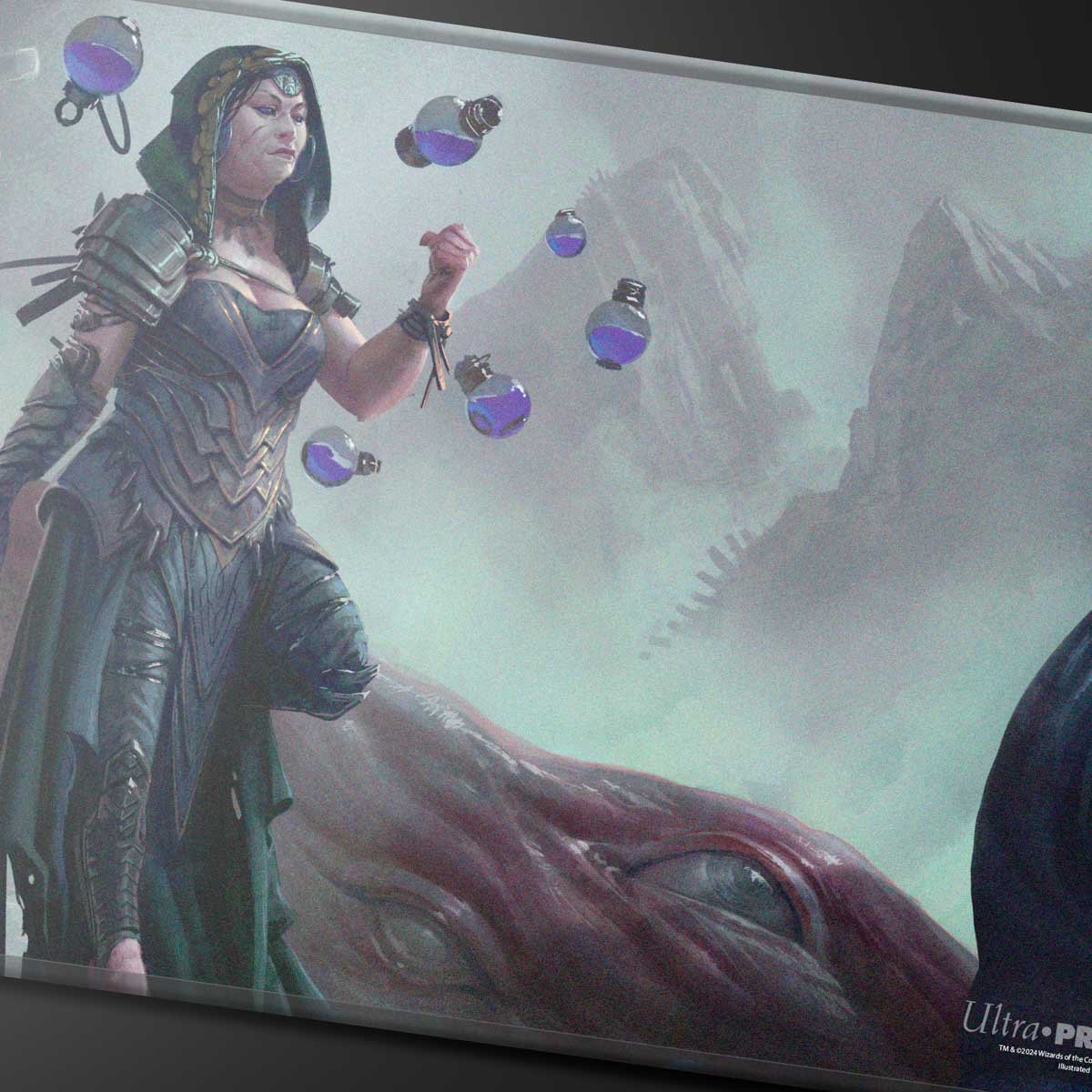 Commander Series #4 Shard - Kess Stitched Standard Gaming Playmat for Magic: The Gathering - Image 2