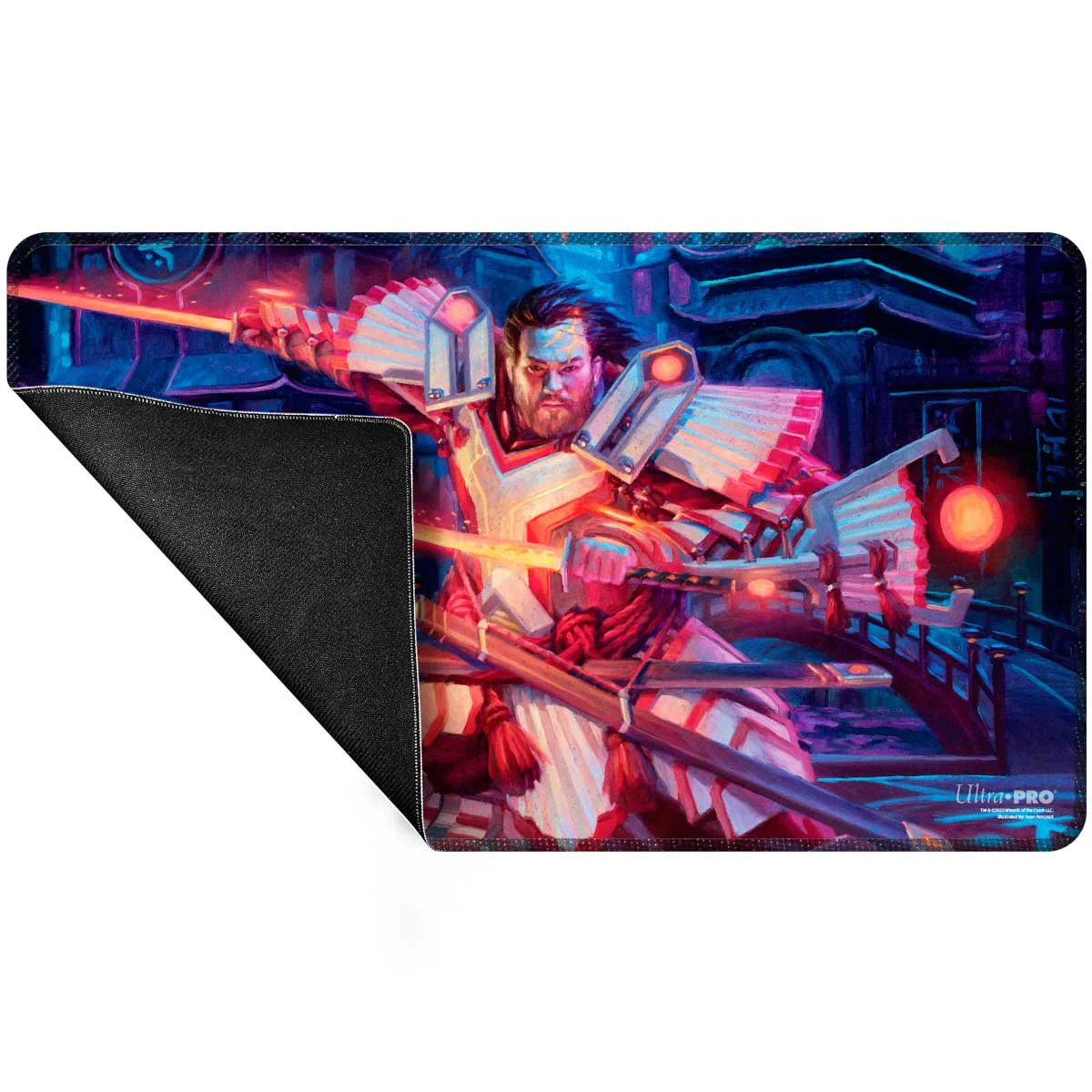 Commander Series #5 - Three Color Wedge - Isshin Stitched Playmat for Magic: The Gathering - Image 3