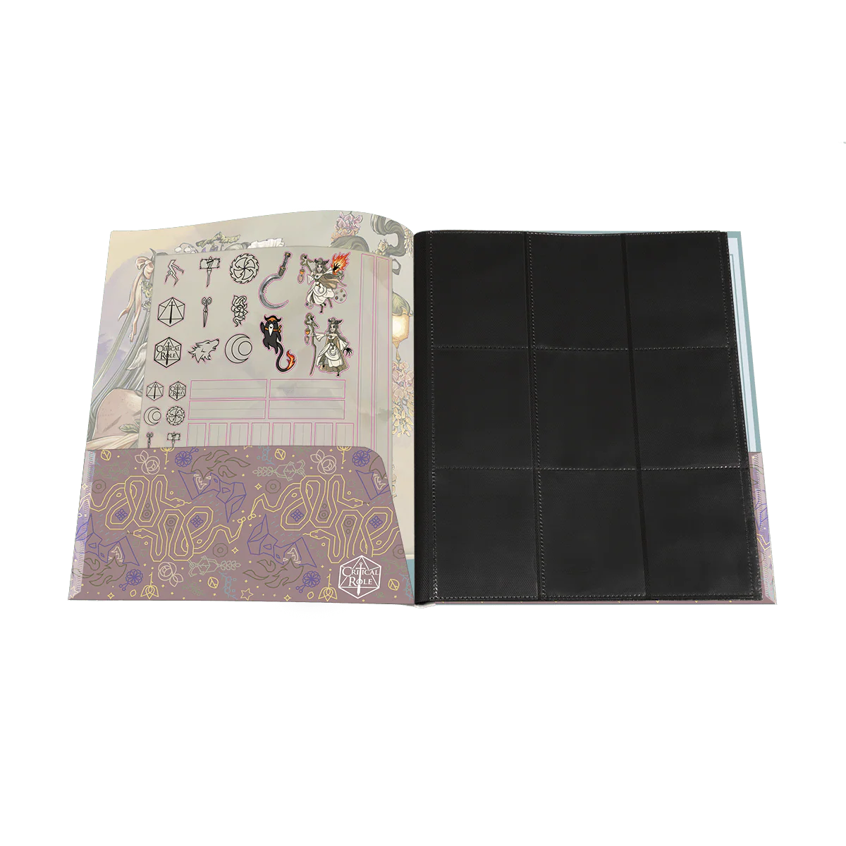 Critical Role Bells Hells Fearne Calloway RPG Folio with Stickers - Image 2