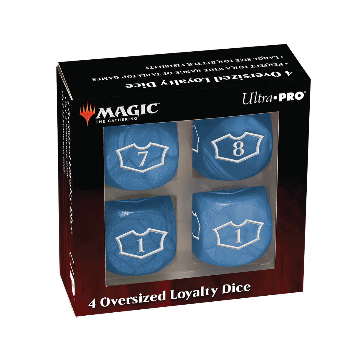 Deluxe D6 Loyalty Dice Set (4ct) with 7-12 for Magic: The Gathering - Image 4