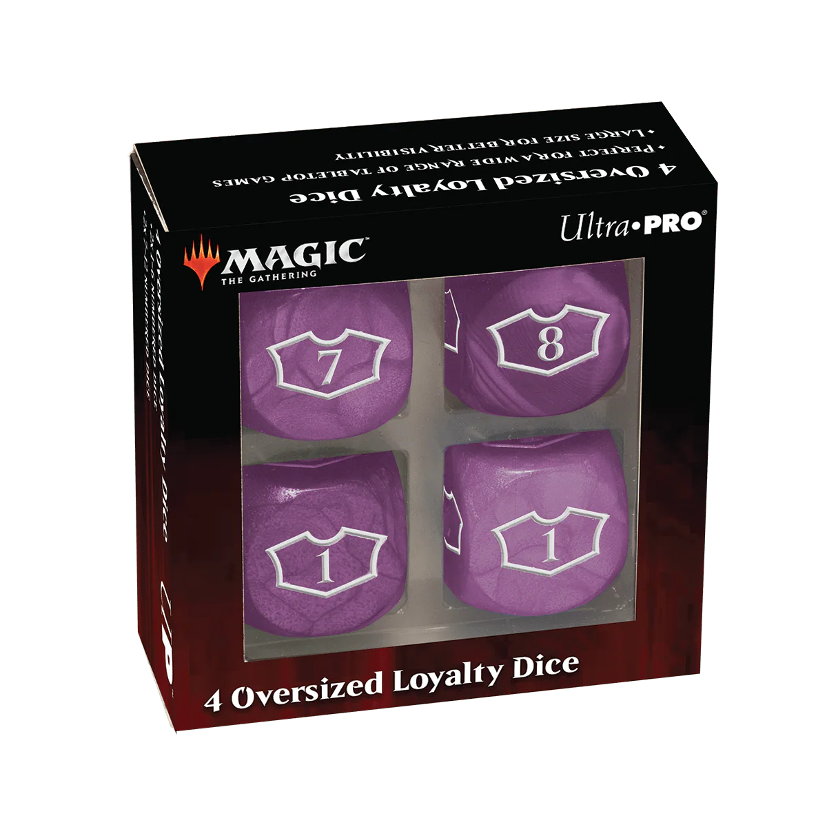Deluxe D6 Loyalty Dice Set (4ct) with 7-12 for Magic: The Gathering - Image 6