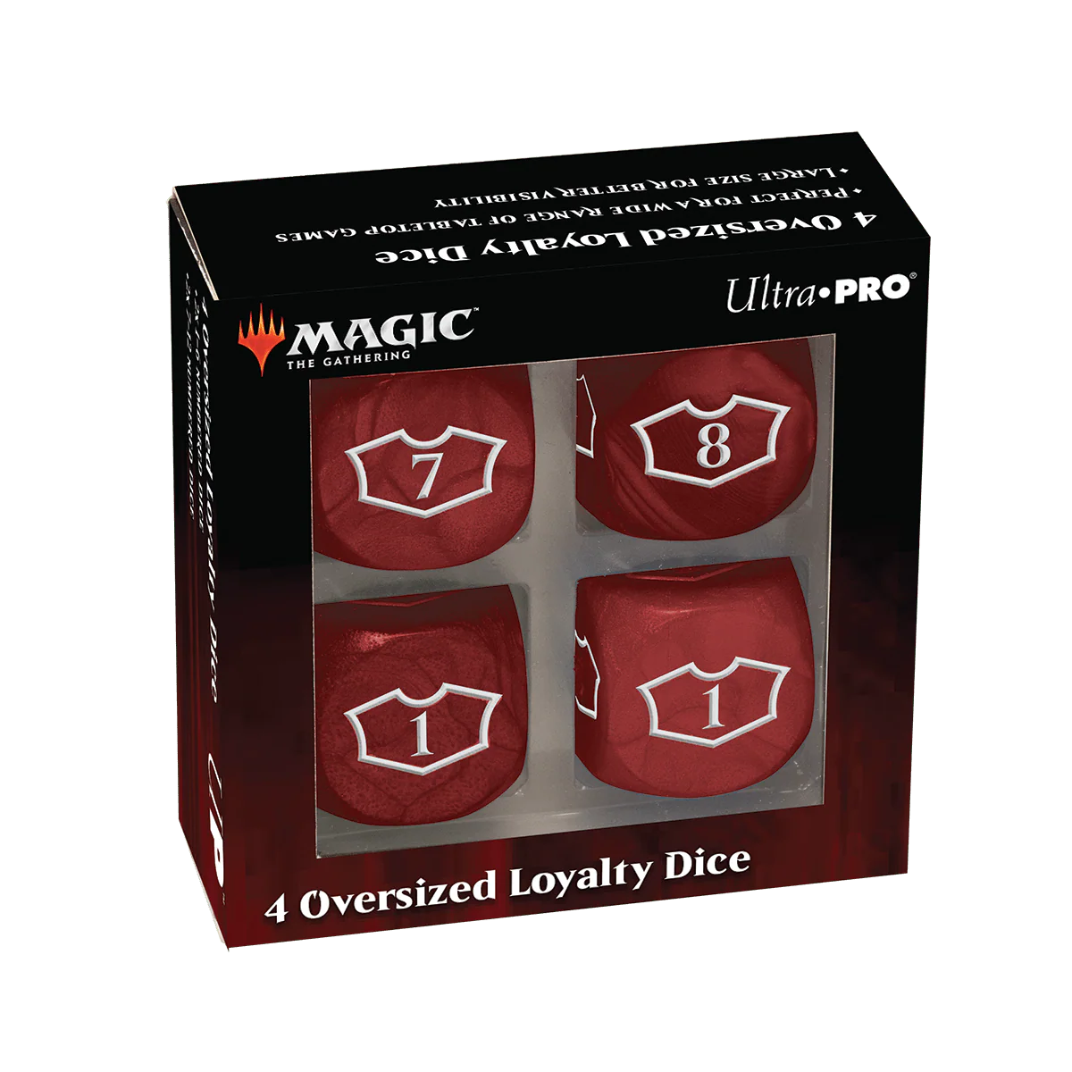 Deluxe D6 Loyalty Dice Set (4ct) with 7-12 for Magic: The Gathering - Image 8