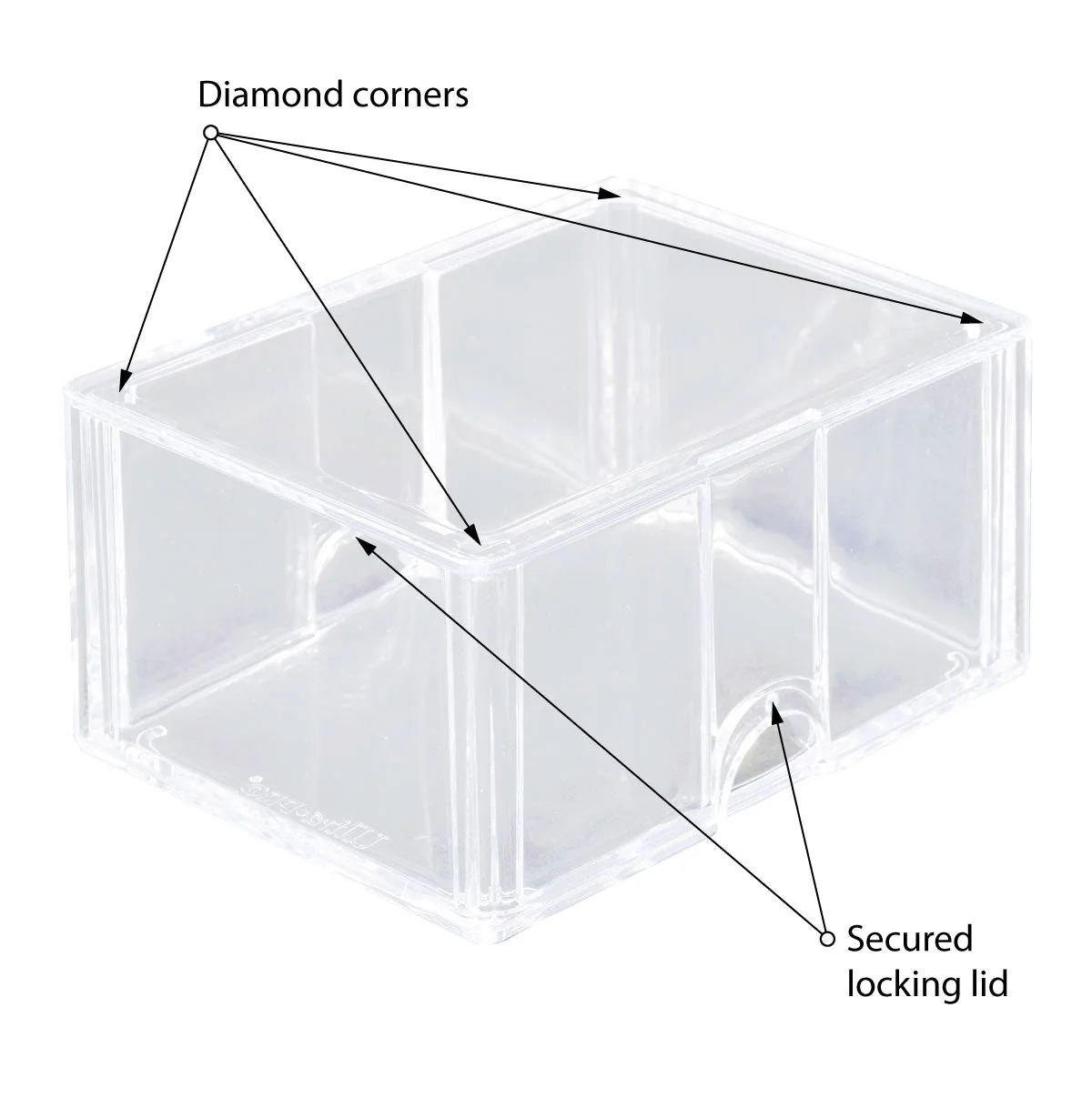 DIAMOND CORNER® 100+ Card Storage Box - Image 5