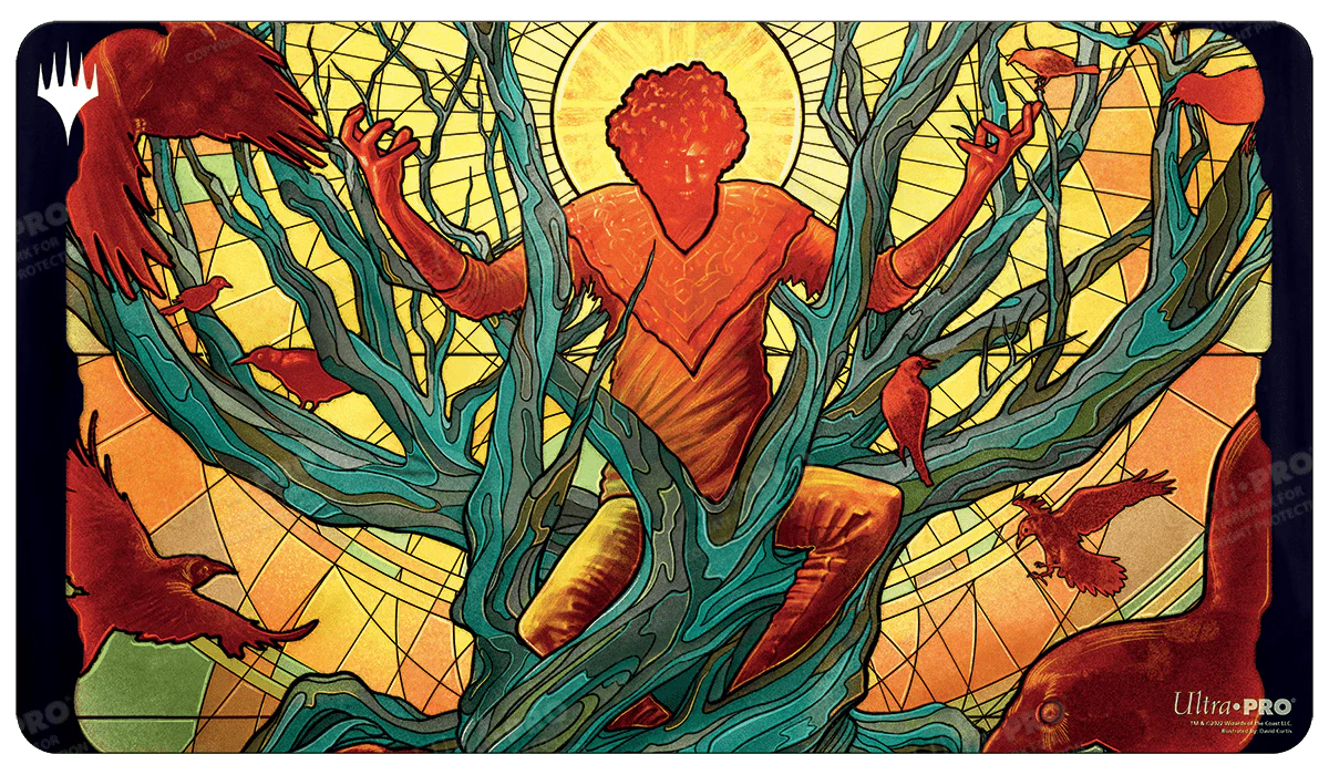 Dominaria United The Raven Man Standard Gaming Playmat for Magic: The Gathering
