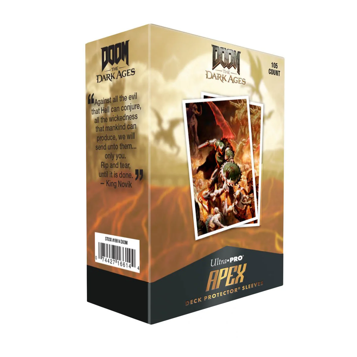 DOOM: THE DARK AGES - ONSLAUGHT - APEX DECK PROTECTOR® Sleeves - Image 4