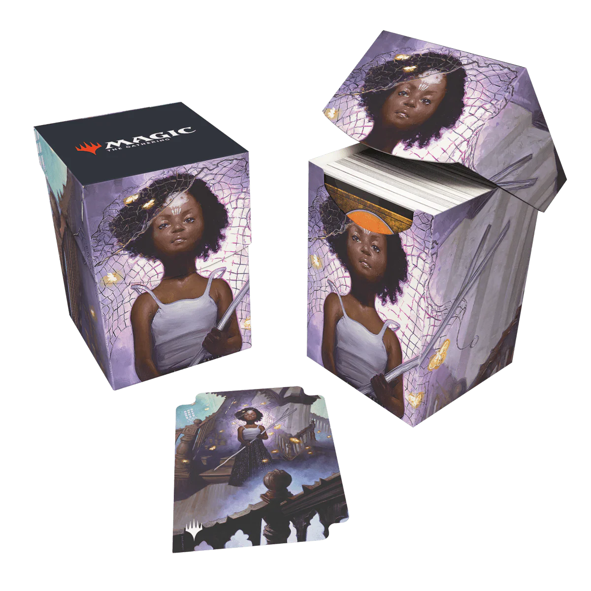 Duskmourn Aminatou, Veil Piercer (Commander) 100+ Deck Box for Magic: The Gathering - Image 2