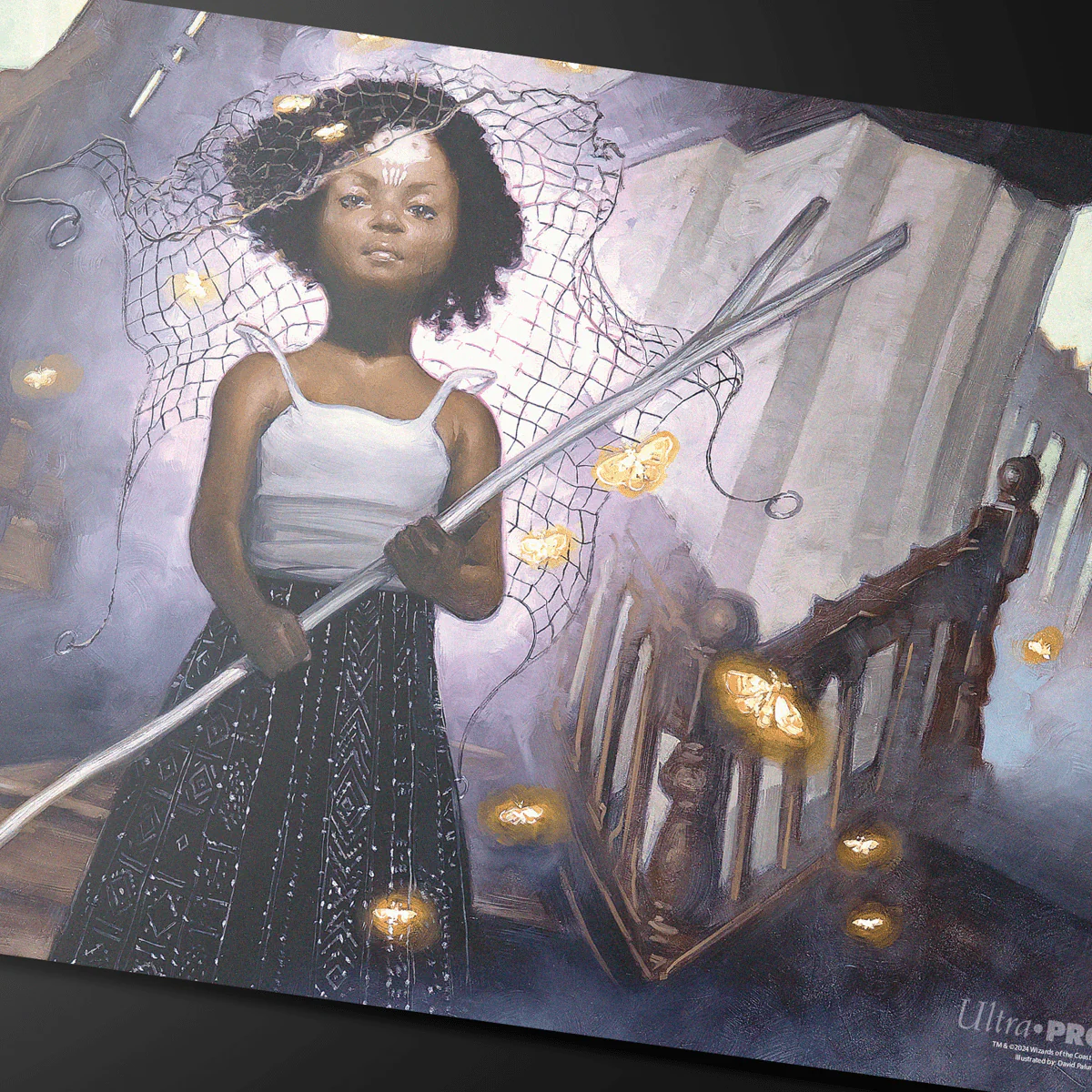 Duskmourn Aminatou, Veil Piercer (Commander) Standard Gaming Playmat for Magic: The Gathering - Image 2