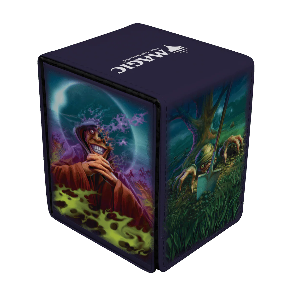 Duskmourn Exhume, Crypt Ghast / Damnation ALCOVE® Flip Deck Box for Magic: The Gathering