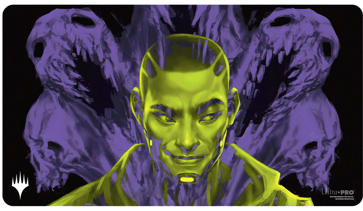 Duskmourn Kaito, Bane of Nightmares (Double Exposure Alt) Standard Gaming Playmat for Magic: The Gathering