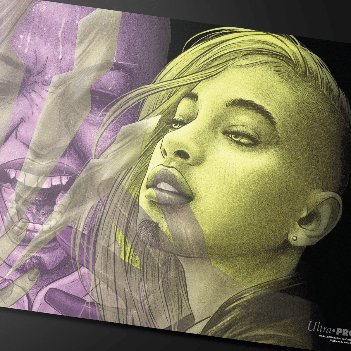 Duskmourn Niko, Light of Hope (Double Exposure Alt) Standard Gaming Playmat for Magic: The Gathering - Image 2