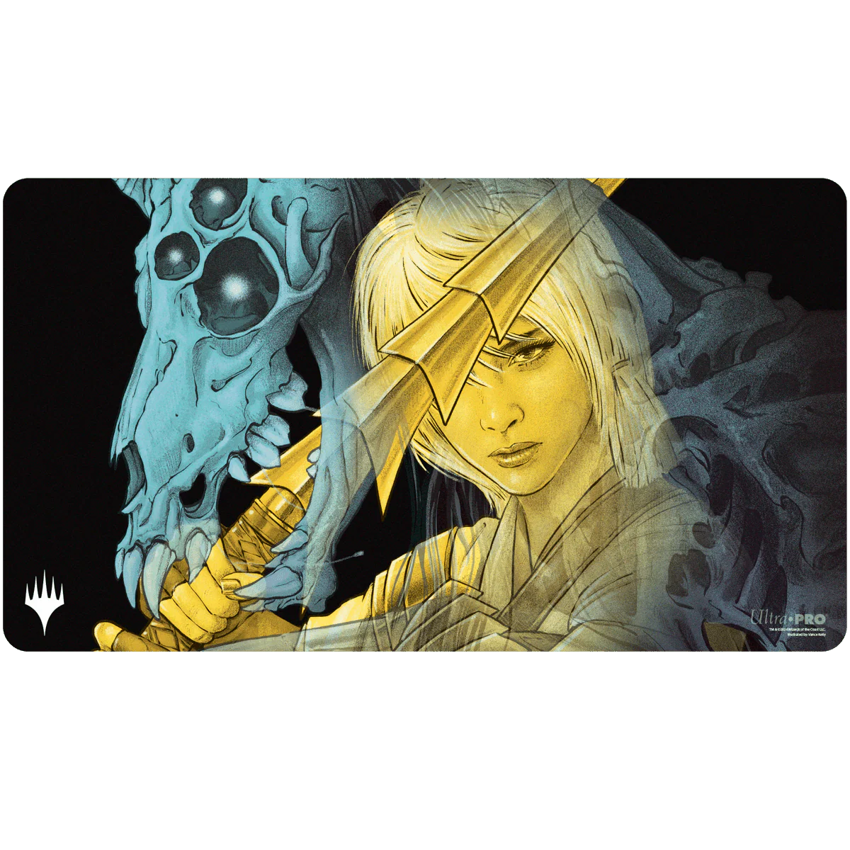 Duskmourn The Wandering Rescuer (Double Exposure Alt) Standard Gaming Playmat for Magic: The Gathering