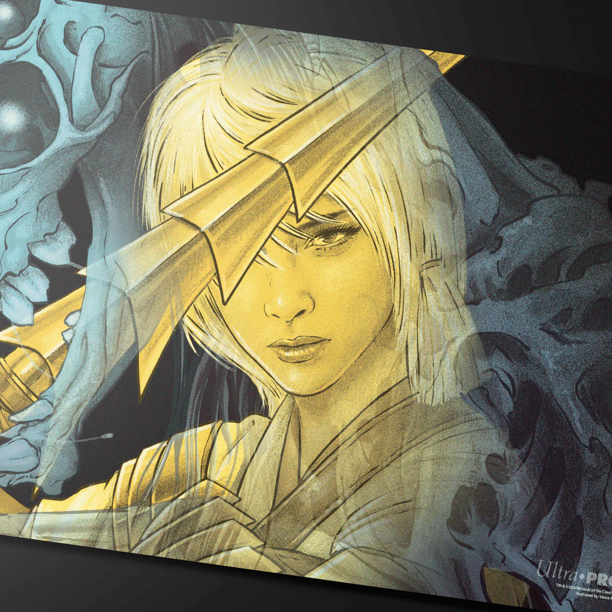 Duskmourn The Wandering Rescuer (Double Exposure Alt) Standard Gaming Playmat for Magic: The Gathering - Image 2