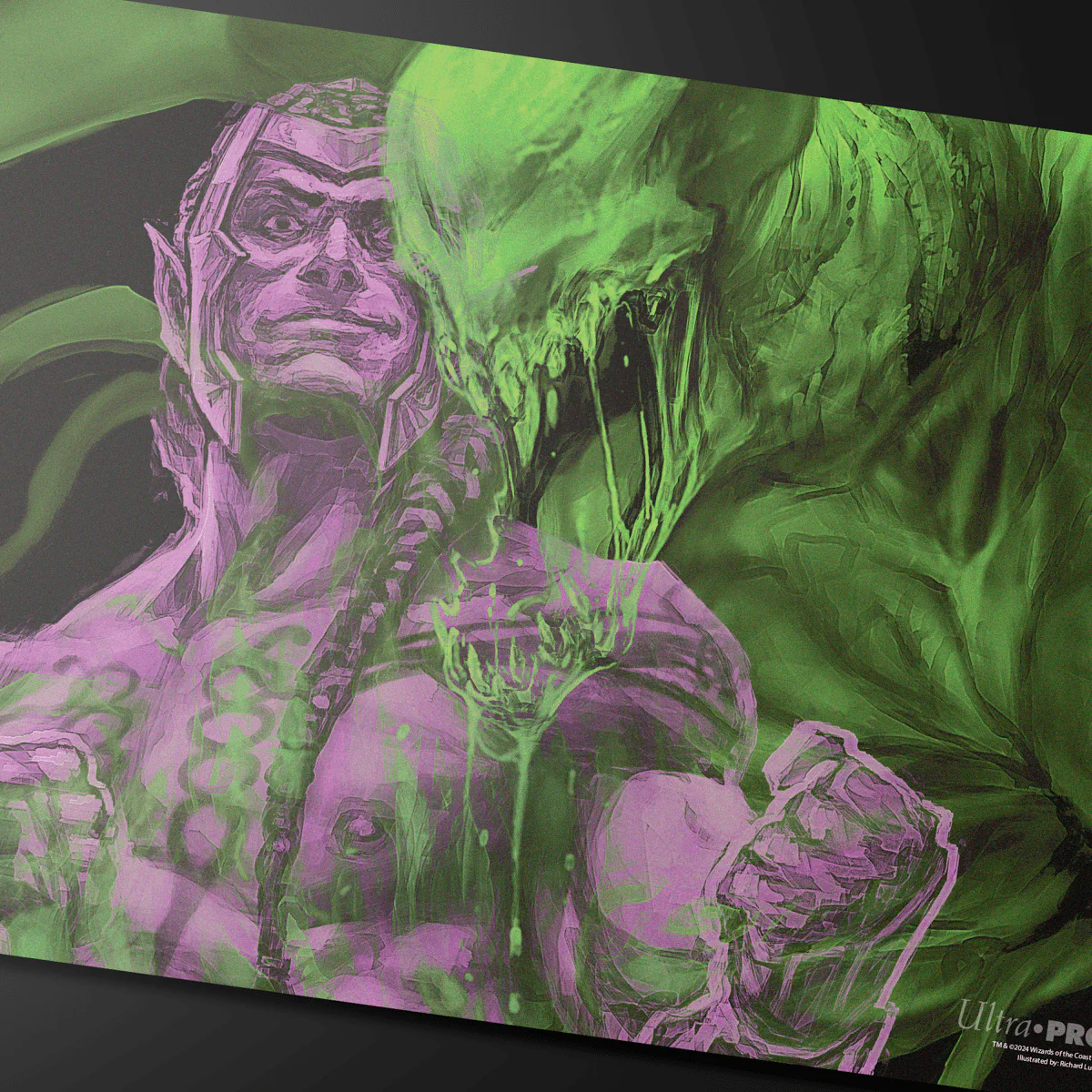 Duskmourn Tyvar, the Pummeler (Double Exposure Alt) Standard Gaming Playmat for Magic: The Gathering - Image 2