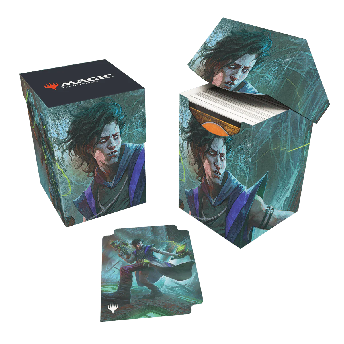 Duskmourn Winter, Cynical Opportunist (Commander) 100+ Deck Box for Magic: The Gathering - Image 3