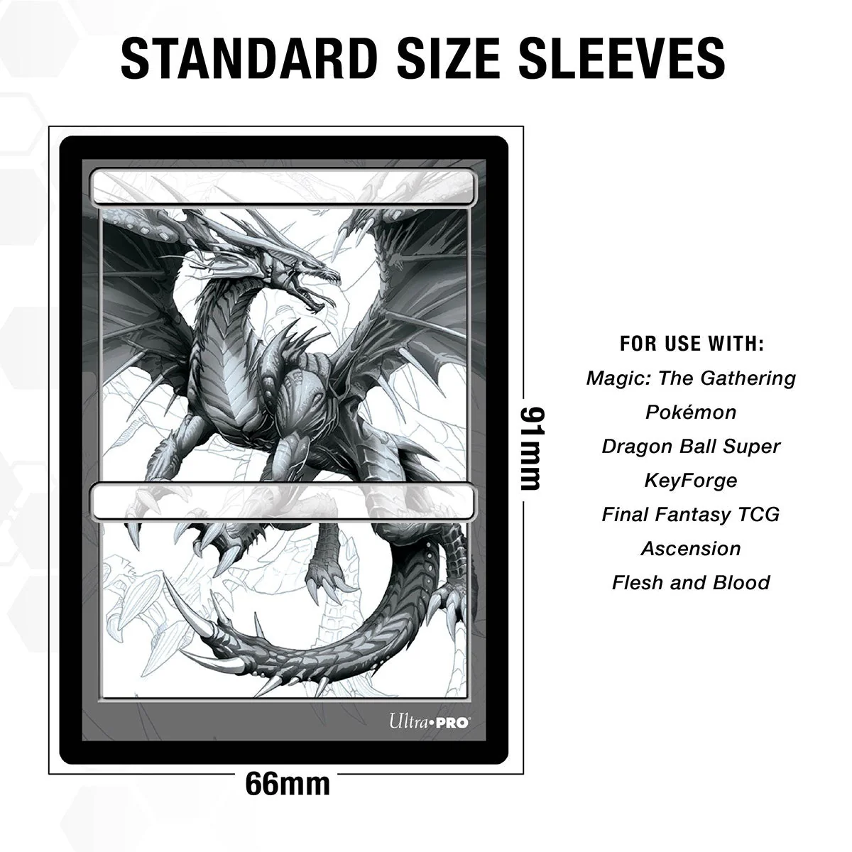 ECLIPSE® Gloss Standard DECK PROTECTOR® Sleeves (100ct) - Image 3