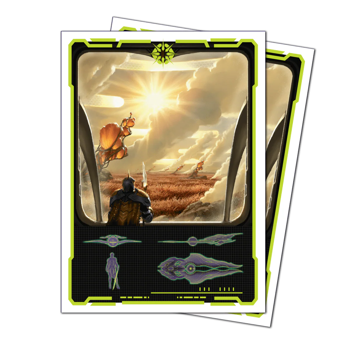 Edge of Eternities Adagia, Windswept Bastion 105ct APEX DECK PROTECTOR® Sleeves for Magic: The Gathering