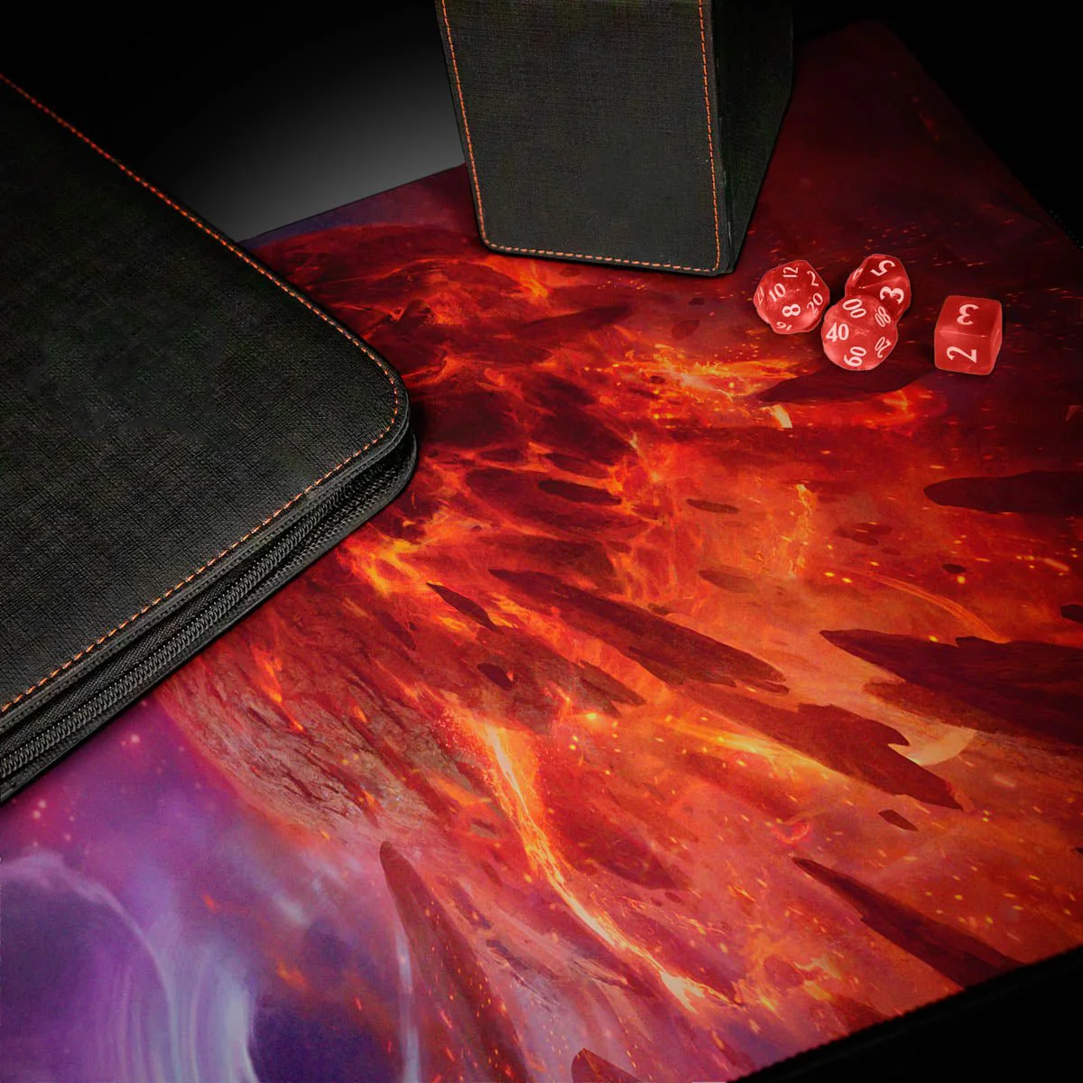 Edge of Eternities Kavaron, Memorial World Playmat Mythic Land Red for Magic: The Gathering - Image 2