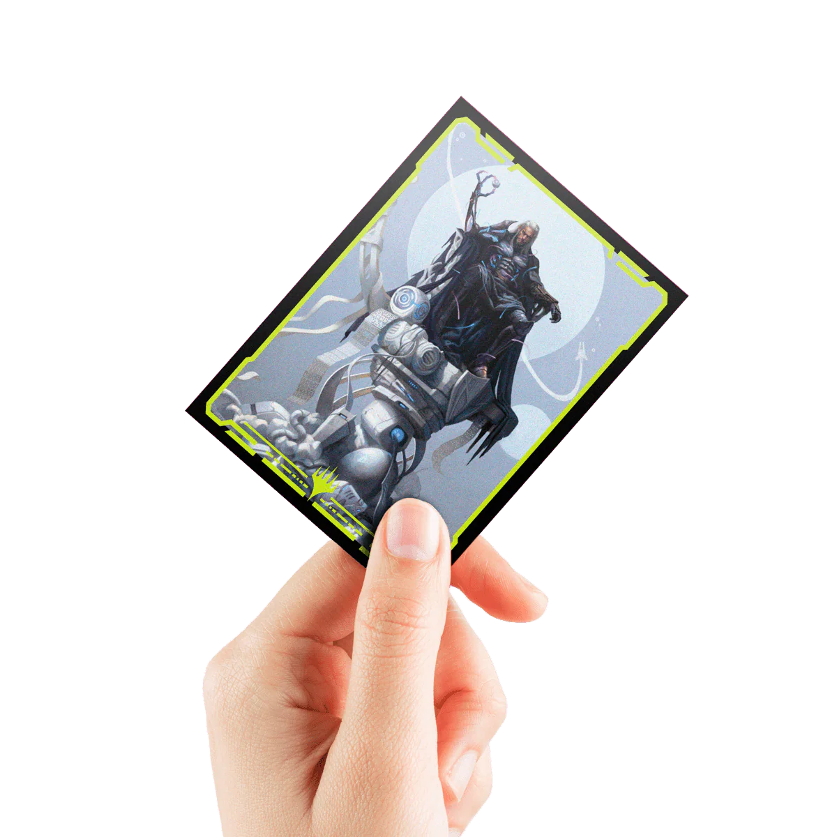 Edge of Eternities Tezzeret, Cruel Captain 100ct DECK PROTECTOR® Sleeves in Clear Box for Magic: The Gathering - Image 2