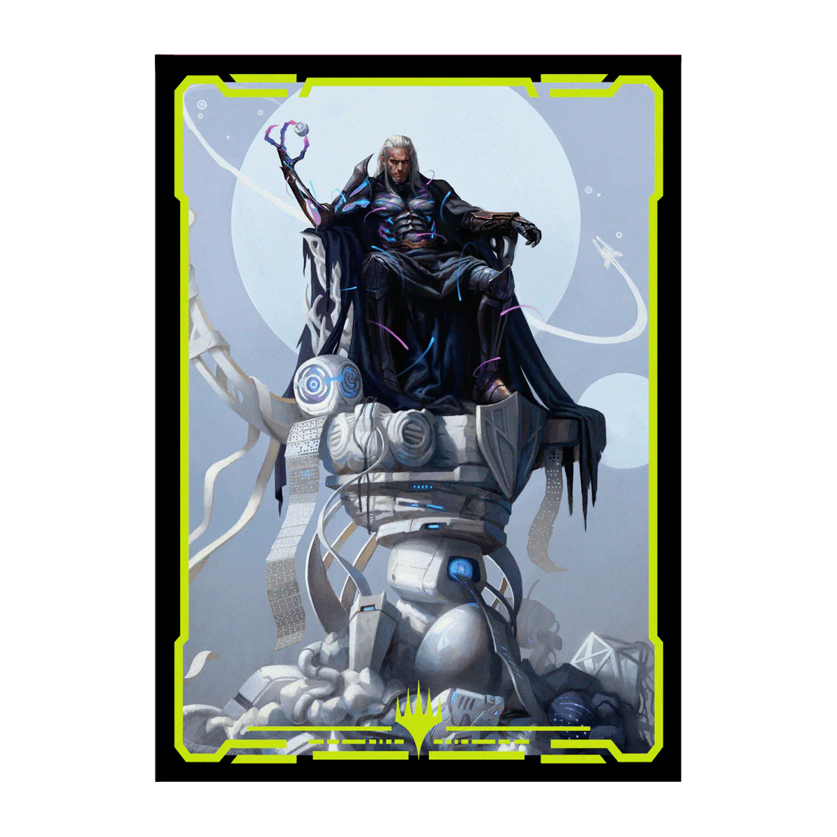 Edge of Eternities Tezzeret, Cruel Captain 100ct DECK PROTECTOR® Sleeves in Clear Box for Magic: The Gathering - Image 5