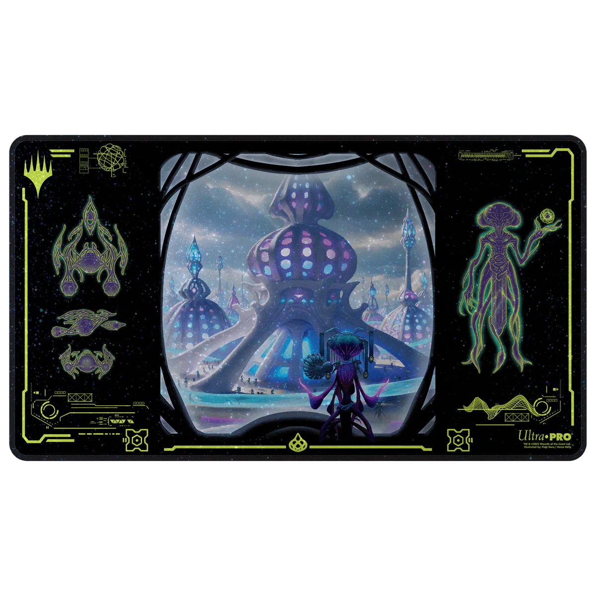 Edge of Eternities Uthros, Titanic Godcore HOLOFOIL® Playmat for Magic: The Gathering