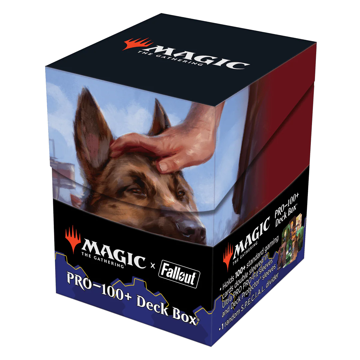Fallout Dogmeat, Ever Loyal 100+ Deck Box for Magic: The Gathering