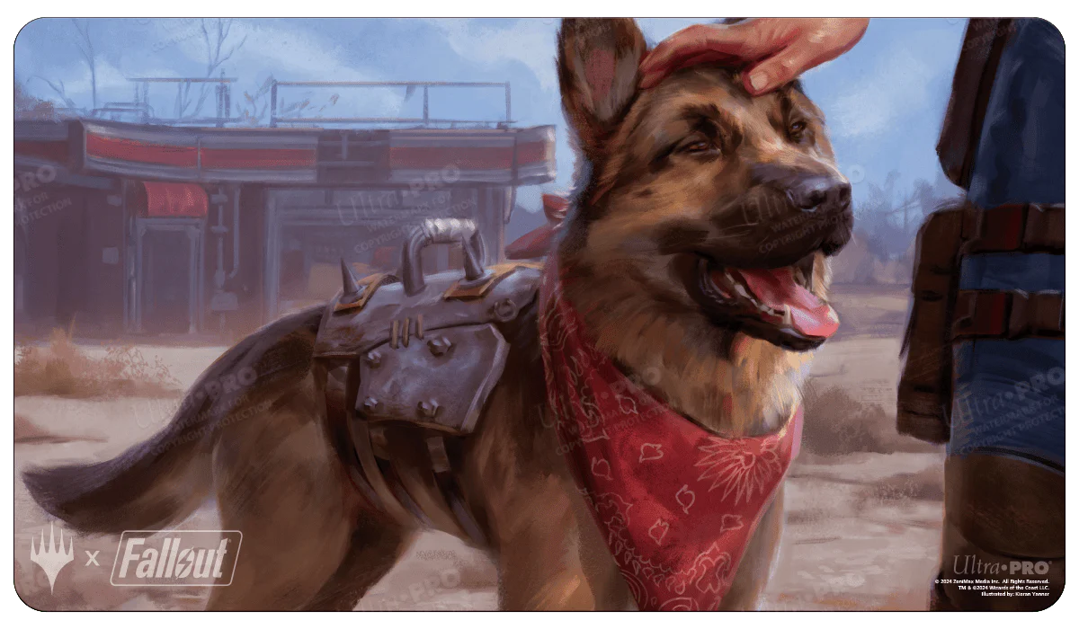 Fallout Dogmeat, Ever Loyal Standard Gaming Playmat for Magic: The Gathering