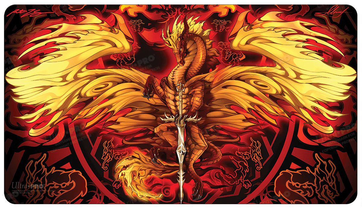 Flameblade Standard Gaming Playmat by Ruth Thompson