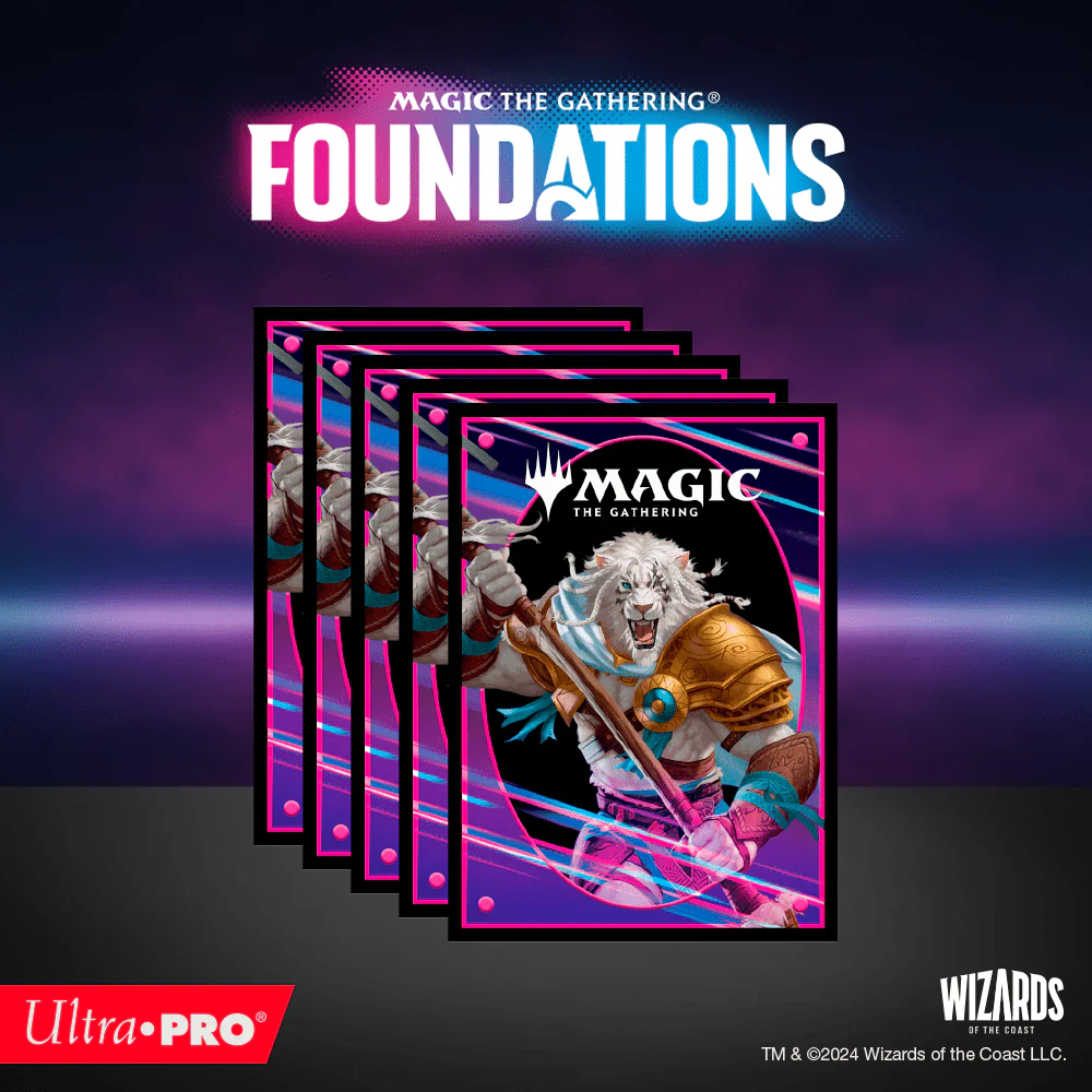 Foundations 100ct DECK PROTECTOR® Sleeves Light for Magic: The Gathering - Image 4