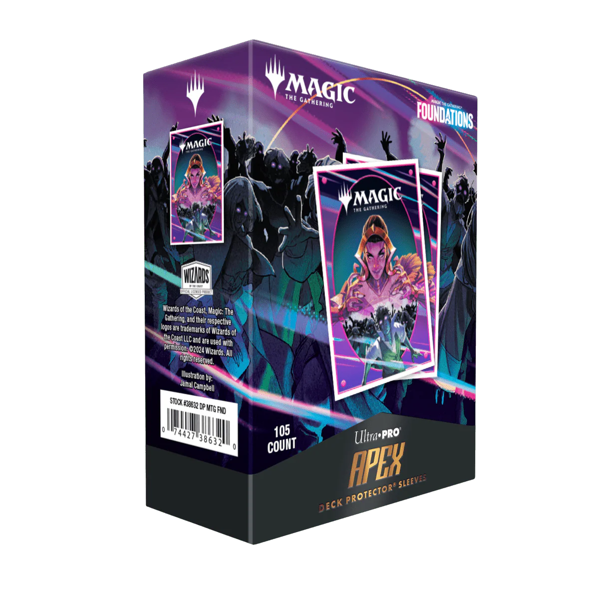 Foundations 105ct APEX DECK PROTECTOR® Sleeves for Magic: The Gathering - Image 2