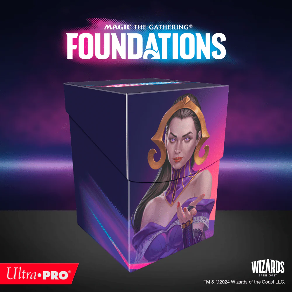 Foundations Liliana 100+ Deck Box Dark for Magic: The Gathering