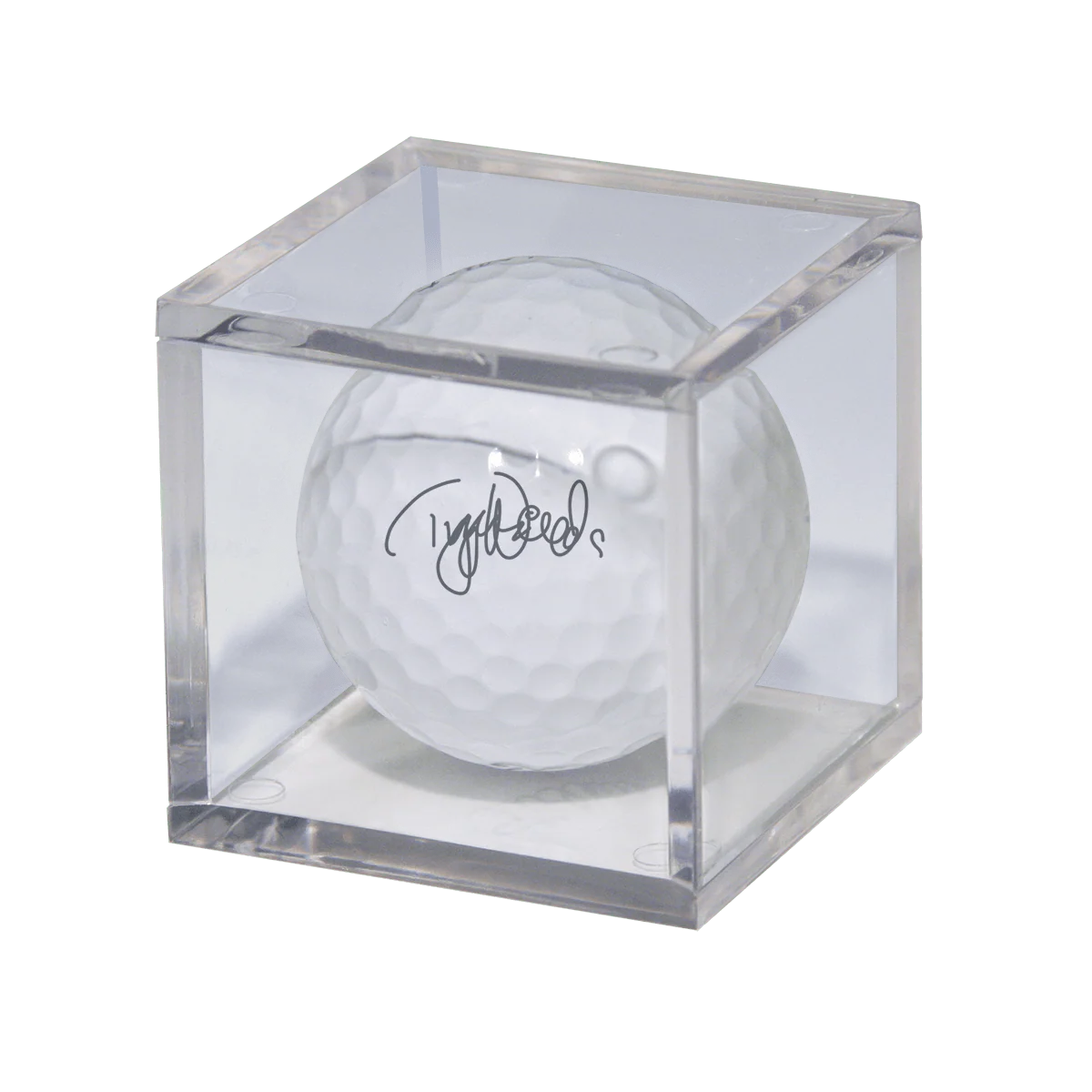 Golf Ball & Mini-Figure Clear Square Display Case