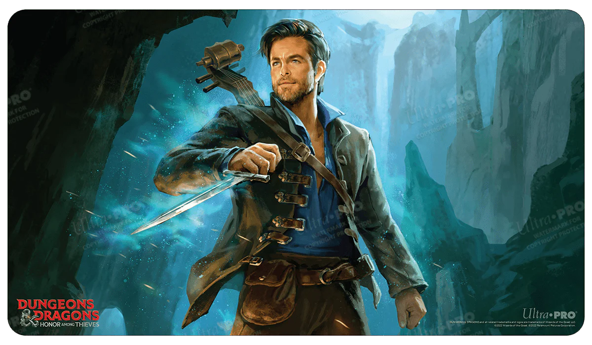 Honor Among Thieves Chris Pine Standard Gaming Playmat for Dungeons & Dragons